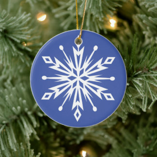 Adorno De Cerámica Snowflake No. 12