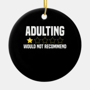 Adorno De Cerámica Sobrevalorización de adultos