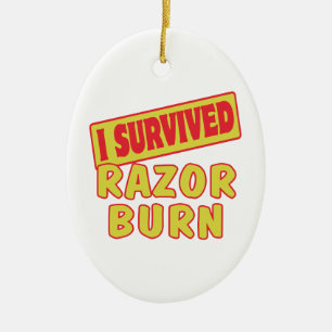 ADORNO DE CERÁMICA SOBREVIVÍ A RAZOR BURN