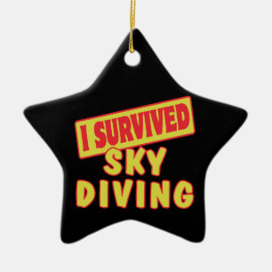 ADORNO DE CERÁMICA SOBREVIVÍ EL SKYDIVING