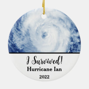Adorno De Cerámica ¡Sobreviví! Huracán Ian 2022