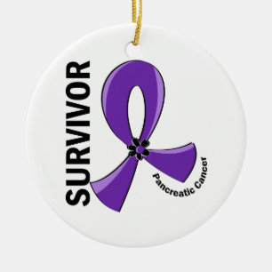 Adorno De Cerámica Sobreviviente de cáncer de páncreas 12