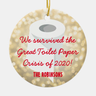 Adorno De Cerámica ¡Sobrevivimos a 2020! Gracioso Quarantine Photo Go