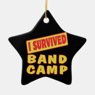 ADORNO DE CERÁMICA SOBREVIVIR EL CAMPAMENTO DE BANDA