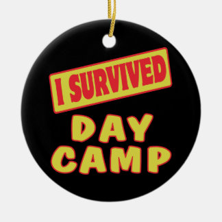 ADORNO DE CERÁMICA SOBREVIVIR EL CAMPAMENTO DEL DÍA