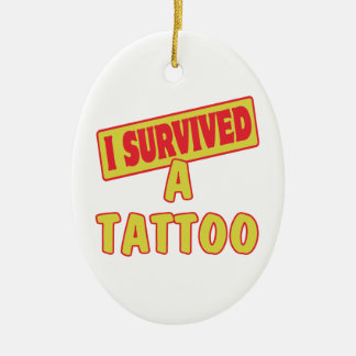 ADORNO DE CERÁMICA SOBREVIVIRÉ UN TATTOO