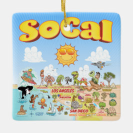 Adorno De Cerámica SoCal Cute