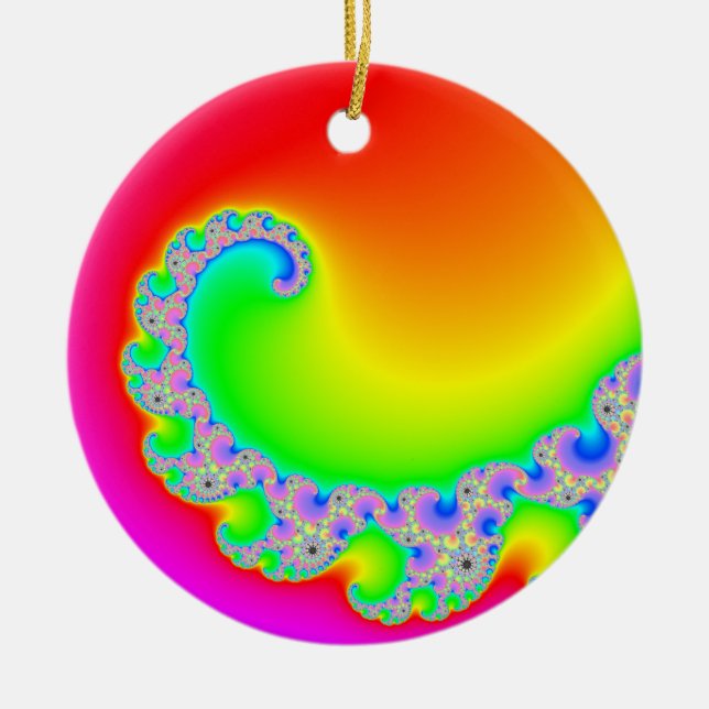 Adorno De Cerámica Sol llamativo (Frente)