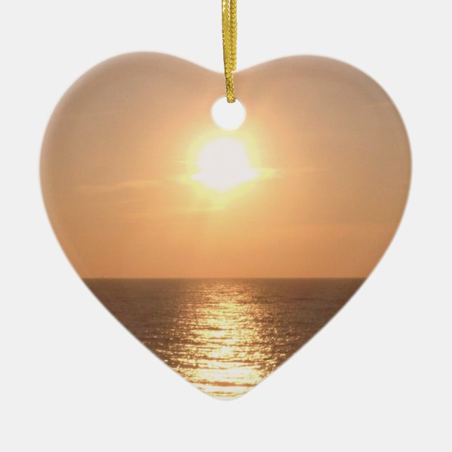 Adorno De Cerámica Sol poniente (Frente)