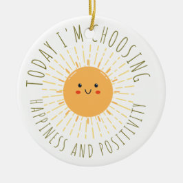 Adorno De Cerámica Sol sonriente lindo 