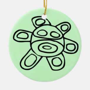 Adorno De Cerámica Sol Taíno de Jayuya