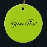 Adorno De Cerámica SÓLO COLOR / verde claro   tu texto<br><div class="desc">Sólo composición de color por EDDA Fröhlich | Plantilla: color de fondo del texto o imagen | Tendencia: colorea tu vida. | ¿Extrañas otros colores,  productos o diseños? Siéntase libre de contactarme: contact@eddart.de</div>