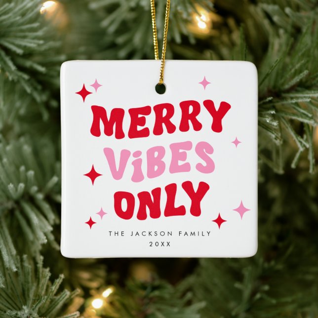 Adorno De Cerámica Sólo frases | Foto de Navidades retro modernos (Árbol)