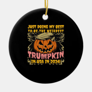 Adorno De Cerámica Solo Haciendo Mi A La Más Extraña Trumpkin Usa Cla