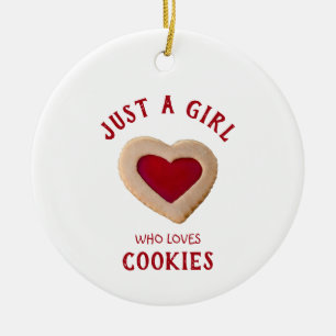 Adorno De Cerámica Solo un chica que ama las cookies