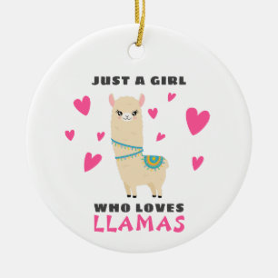 Adorno De Cerámica Sólo un Chica que ama las Llamas