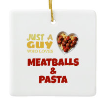 Solo un tipo que ama las albóndigas y la pasta