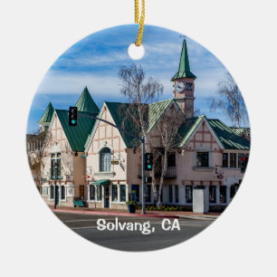Adorno De Cerámica Solvang, pueblo danés en el sur de California