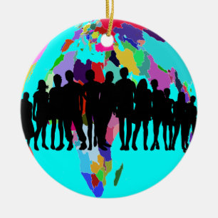 ADORNO DE CERÁMICA SOMOS FAMILIA