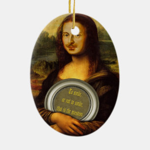 Adorno De Cerámica Sonreír O No Sonreír