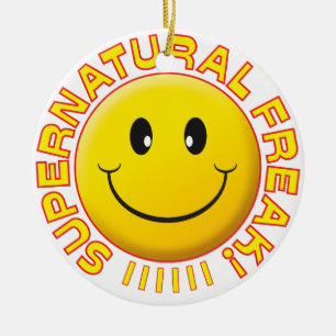 Adorno De Cerámica Sonrisa anormal sobrenatural
