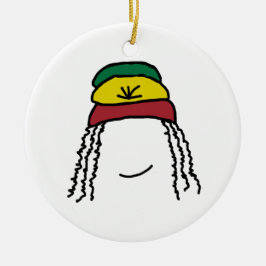 Adorno De Cerámica Sonrisa de Rasta