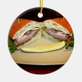 Adorno De Cerámica Sonrisa de sandwich