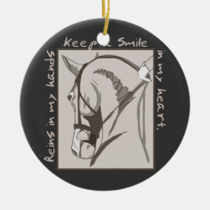 Adorno De Cerámica Sonrisa En Mi Corazón