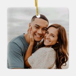 Adorno De Cerámica Sonrisa es amor, navidades boda