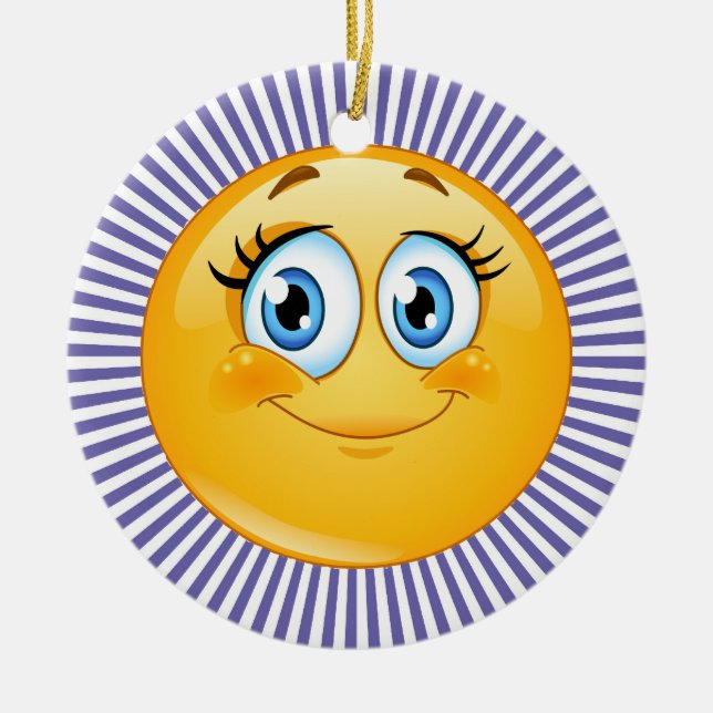 Adorno De Cerámica Sonrisa - SRF (Frente)