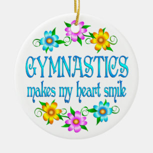 Adorno De Cerámica Sonrisas de la gimnasia