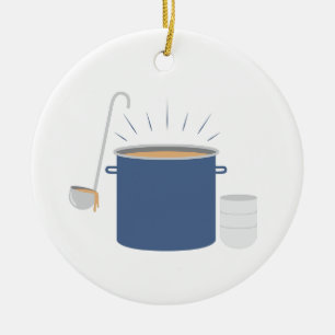 Adorno De Cerámica Sopa