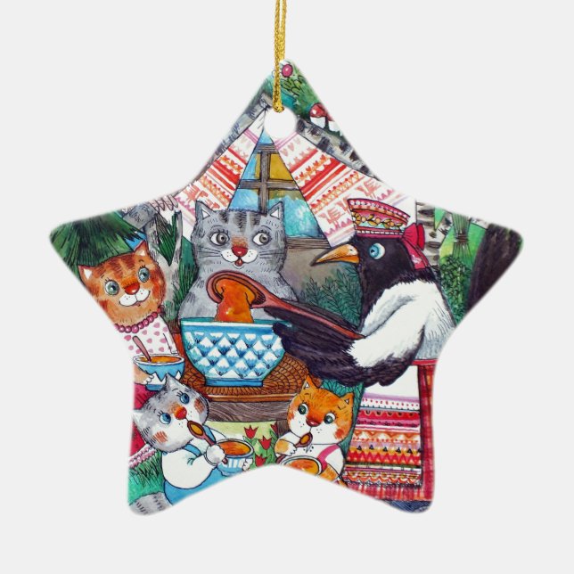 Adorno De Cerámica sopa de la calabaza (Frente)