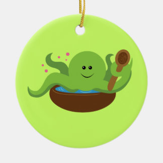 Adorno De Cerámica Sopa de pulpo
