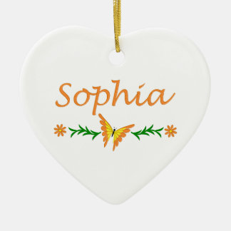Adorno De Cerámica Sophia (mariposa anaranjada)