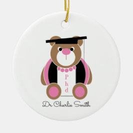 Adorno De Cerámica Soportar las felicitaciones de Phd