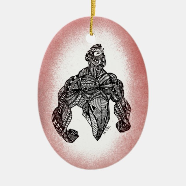 Adorno De Cerámica Soporte alto (Frente)