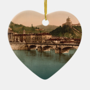 Adorno De Cerámica Soporte de los capuchones, Turín, Piamonte, Italia