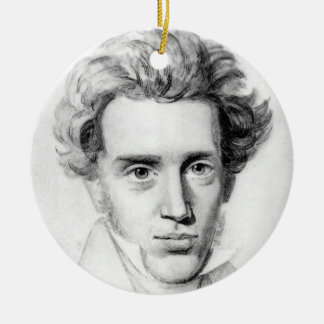 ADORNO DE CERÁMICA "SOREN KIERKEGAARD "