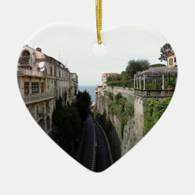 Adorno De Cerámica Sorrento, Italia (Frente)