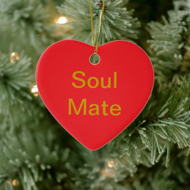 Adorno De Cerámica Soul Mate Ornament (Árbol)