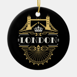 Adorno De Cerámica Souvenir de Inglaterra de Londres