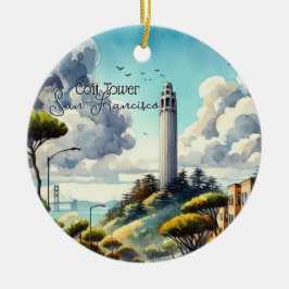 Adorno De Cerámica Souvenir histórico de San Francisco