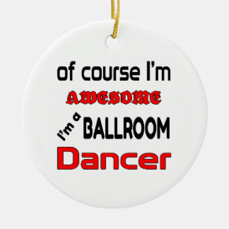 Adorno De Cerámica Soy bailarín del salón de baile