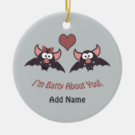 Adorno De Cerámica ¡Soy Batty Sobre Ti!