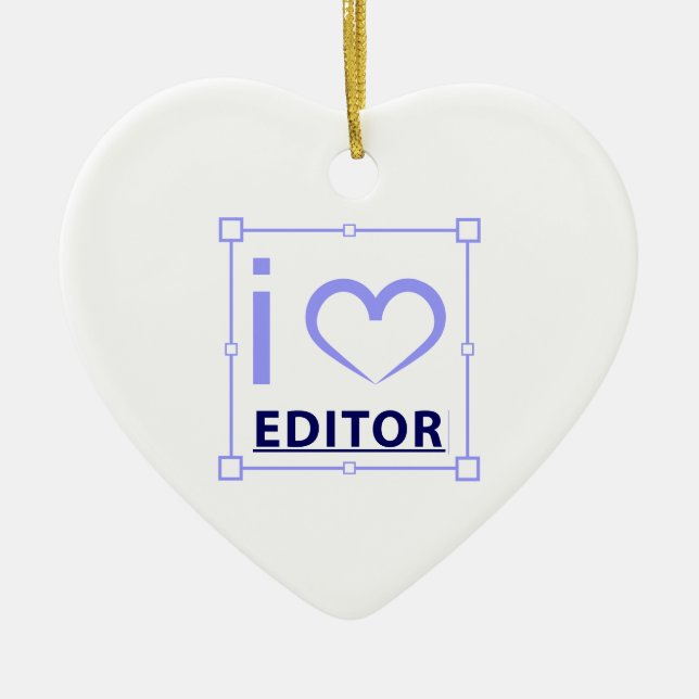 Adorno De Cerámica Soy editor (Frente)