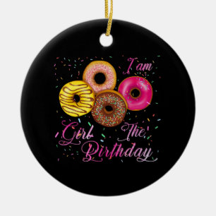 Adorno De Cerámica Soy el tema de la fiesta de cumpleaños del Chica d