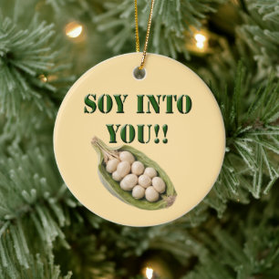 Adorno De Cerámica Soy En Ti: Una Historia De Amor Vegan,