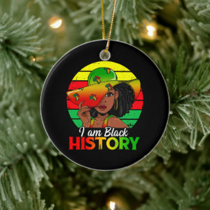 Adorno De Cerámica Soy historia negra África América