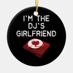 Adorno De Cerámica Soy la novia del DJ